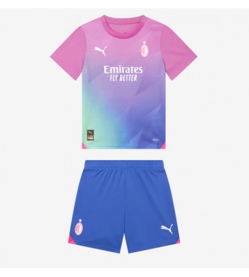Maillot de foot AC Milan Troisième enfant 2023-24 Manches Courte (+ pantalon court)